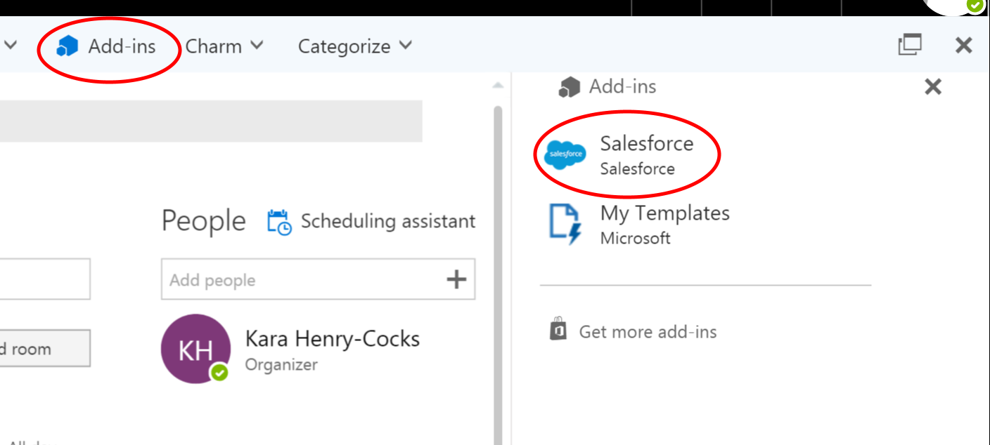 outlook add ins salesforce for mac